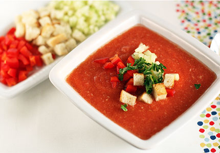 Рецепт: Холодный суп "Гаспачо"