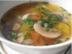 Суп с белыми грибами