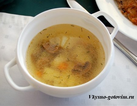 Грибной суп с картошкой рецепт